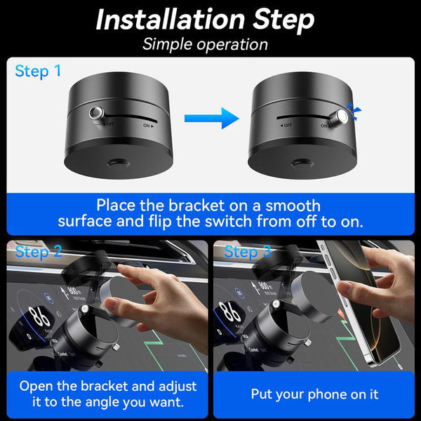 Strong Magnetic Suction Phone Holder.