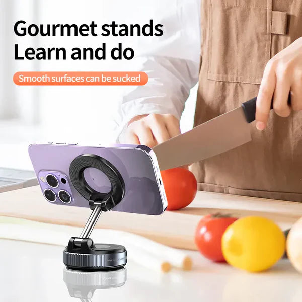 Vacuum Magnetic Suction Cup Phone Holder Mount