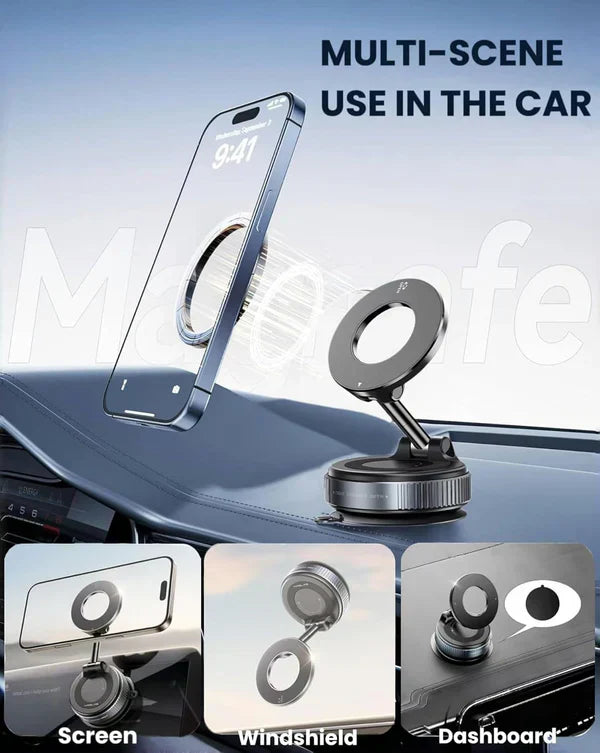 Vacuum Magnetic Suction Cup Phone Holder Mount