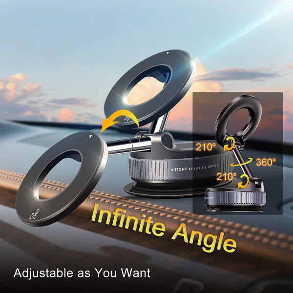 Vacuum Magnetic Suction Cup Phone Holder Mount