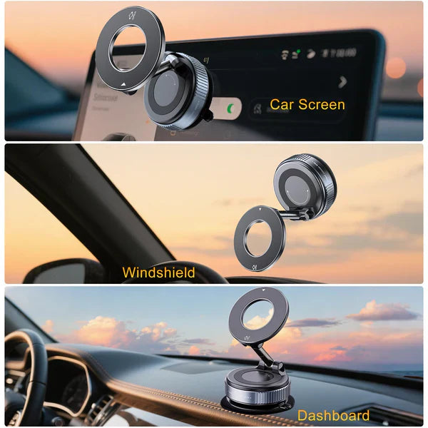 Vacuum Magnetic Suction Cup Phone Holder Mount