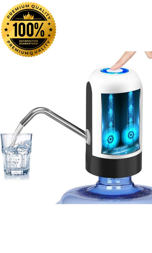 "Genzcrate® Smart Automatic Water Dispenser Pump for 20L Bottled Water | USB Rechargeable | 1-Touch Operation"